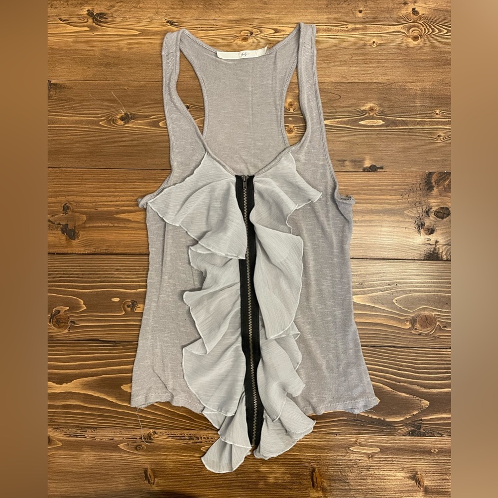 MGibson • Dressy Tank-top with Zipper • Size Small